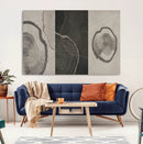 Minimalist Tree Rings Wall Art | Modern Abstract Canvas
