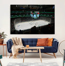 American Airlines Center Dallas Stars Wall Art Canvas Print