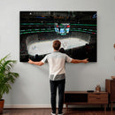 American Airlines Center Dallas Stars Wall Art Canvas Print