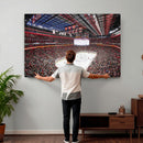 Barton Malow Little Caesars Arena Detroit Wall Art Canvas