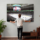 Sharks Arena Blackhawks Sharks Ice Hockey Stadium Wall Art