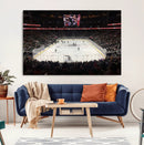 T Mobile Arena Paradise Nevada Vegas Golden Knights Ice by MyGreatCanvas | Canvas Wall Art Prints | Photo Prints & Wall Decor