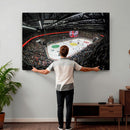 Vaudoise Lausanne Ice Hockey Arena Stadium Wall Art Canvas,