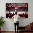 Carolina Hurricanes Ice Hockey Stadium Wall Art, Carolina