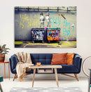 Banksy Life is Short Wall Art - Iconic Graffiti Art on by MyGreatCanvas | Canvas Wall Art Prints | Photo Prints & Wall Decor