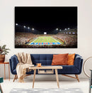 SMU Mustangs Football Team Print - Dallas Gerald J. Ford