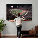 Houston Cougars Football Team Print - Houston TDECU Stadium