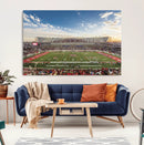 Framed Houston Cougars Football Team Print - Houston TDECU by MyGreatCanvas | Canvas Wall Art Prints | Photo Prints & Wall Decor