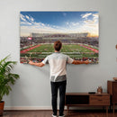Framed Houston Cougars Football Team Print - Houston TDECU