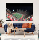 Houston Cougars Football Team Print - Houston TDECU Stadium by MyGreatCanvas | Canvas Wall Art Prints | Photo Prints & Wall Decor
