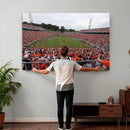 Virginia Cavaliers Football Team Print - Charlottesville Scott Stadium Print Wall Art Canvas by MyGreatCanvas | Canvas Wall Art Prints | Photo Prints & Wall Decor