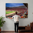 Wisconsin Badgers Football Team Print - Madison Camp Randall