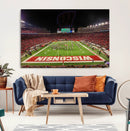 Wisconsin Badgers Football Team Print Canvas- Madison Camp by MyGreatCanvas | Canvas Wall Art Prints | Photo Prints & Wall Decor