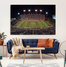 Demon Deacons Print Canvas, Football Team Print -