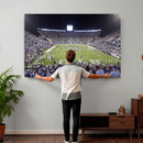 Brigham Young University Cougars Football Print Canvas -
