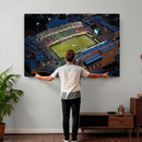 University of North Texas Mean Green Football Artwork,