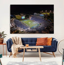 Duke University Blue Devils Football Print Canvas - Durham