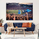 University of Kansas Jayhawks Football Team Art Print - by MyGreatCanvas | Canvas Wall Art Prints | Photo Prints & Wall Decor