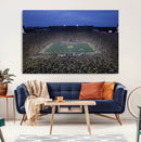 University of Michigan Wolverines Football Team Print - Ann by MyGreatCanvas | Canvas Wall Art Prints | Photo Prints & Wall Decor