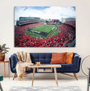 Cincinnati Bearcats Football Team Print - Nippert Stadium Wall Art Canvas Print