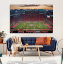 Framed Arizona Wildcats Football Team Print - Tucson Arizona by MyGreatCanvas | Canvas Wall Art Prints | Photo Prints & Wall Decor