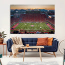 Arizona Wildcats Football Team Print - Tucson Arizona by MyGreatCanvas | Canvas Wall Art Prints | Photo Prints & Wall Decor