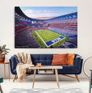 Buffalo Bills Football Team Print Canvas - Buffalo Highmark by MyGreatCanvas | Canvas Wall Art Prints | Photo Prints & Wall Decor