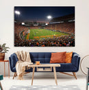 Clemson University Tigers Art Print, Football Team Print -