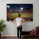 Clemson University Tigers Art Print, Football Team Print -