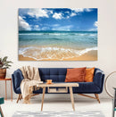 Sea View From the Beach Canvas Print