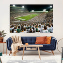 Michigan State Spartans Football Canvas Print - East Lansing