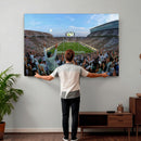 Michigan State Spartans Football Team Art Print - East