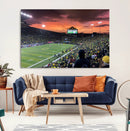 Eugene Autzen Stadium Canvas Wall Art Print – Sunset Over