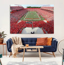 Rutgers Scarlet Knights Football Team Print - Piscataway SHI by MyGreatCanvas | Canvas Wall Art Prints | Photo Prints & Wall Decor