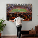 Syracuse University Orange Football Canvas Print, Football