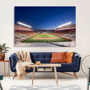 Rutgers Scarlet Knights Football Team Print - Piscataway SHI by MyGreatCanvas | Canvas Wall Art Prints | Photo Prints & Wall Decor