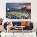 Memphis Tigers Football Team Print - Memphis Simmons Bank