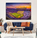 The Louisiana State University Tigers Football Team Print - by MyGreatCanvas | Canvas Wall Art Prints | Photo Prints & Wall Decor