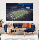 The University of Washington Huskies Football Team Print - by MyGreatCanvas | Canvas Wall Art Prints | Photo Prints & Wall Decor