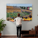 Puskar Stadium Canvas Print Wall Art - Morgantown Print -