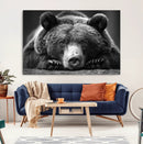 Resting Grizzly 399 Bear Canvas Print | Ready to Hang Wall