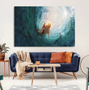 Powerful Jesus Canvas Print - Hand of Salvation,