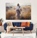 Jesus the Good Shepherd Wall Art Canvas Print - Lost Lamb