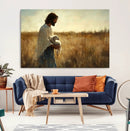 Jesus the Good Shepherd Wall Art Canvas Print -