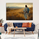 Jesus the Good Shepherd Wall Art Canvas Print -