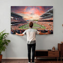 Oregon State Beavers Football Team Print - Corvallis Reser