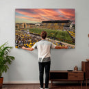 University of Wyoming Cowboys Football Team Print - Laramie