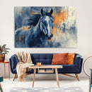 Abstract Blue Horse Wall Art Print Canvas | Horse Wall Art by MyGreatCanvas | Canvas Wall Art Prints | Photo Prints & Wall Decor
