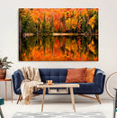 Forest Reflection Art | Autumn Forest Reflection Wall Art | by MyGreatCanvas | Canvas Wall Art Prints | Photo Prints & Wall Decor