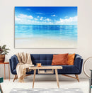 Beach Scene Canvas Wall Art Print – Tranquil Ocean Horizon by MyGreatCanvas | Canvas Wall Art Prints | Photo Prints & Wall Decor